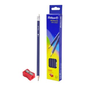 Pelikan HB Pencil with Eraser Pack of 12